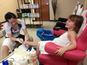 First "real" mani/pedi.